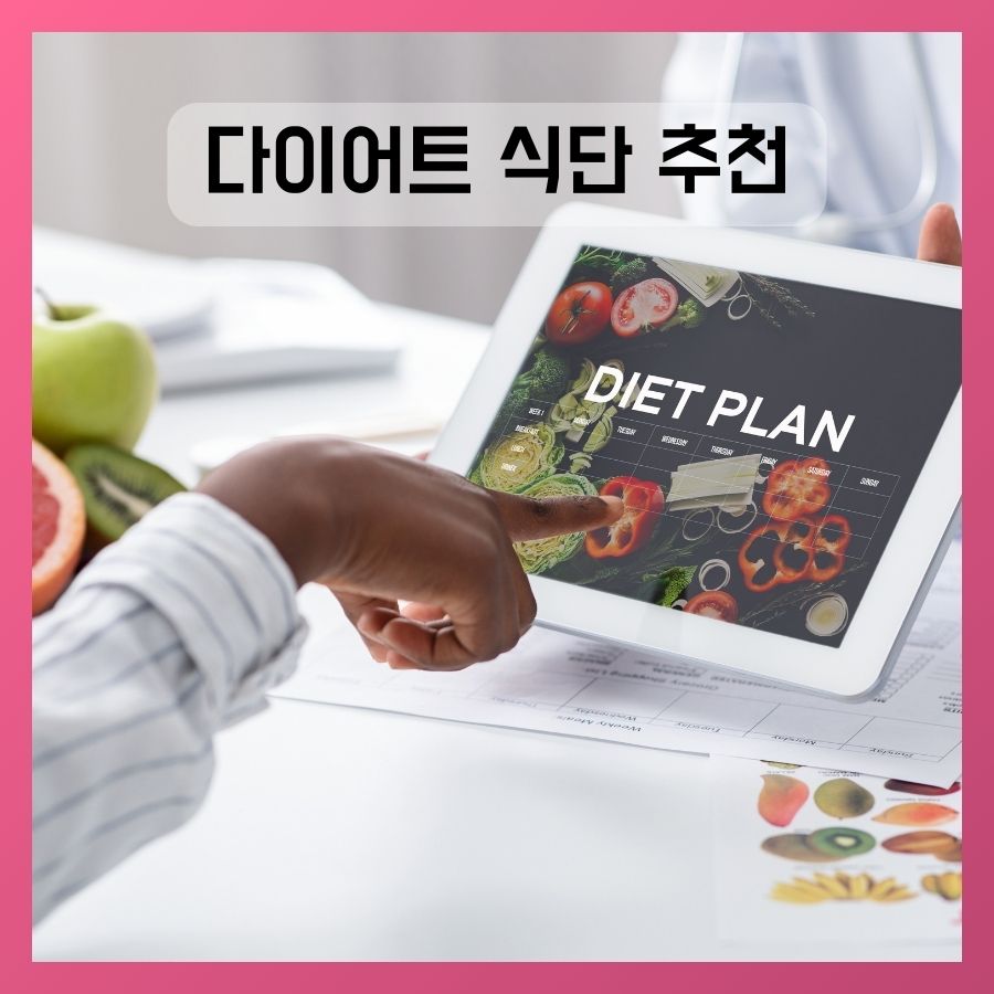 다이어트 식단 메뉴 추천