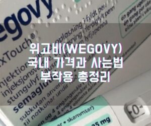 위고비(Wegovy) 국내 가격과 사는법, 부작용 총정리