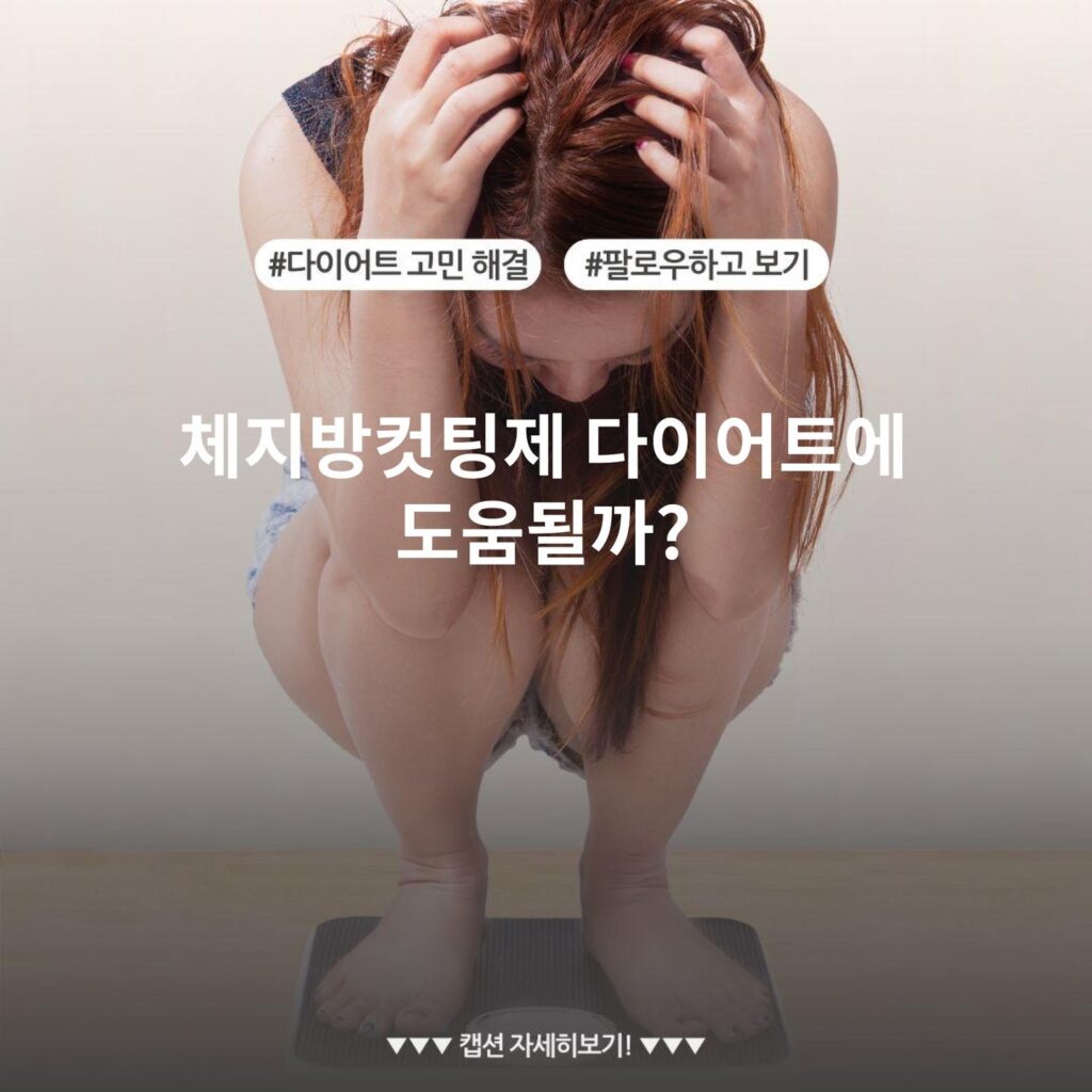 체지방컷팅제 다이어트에 도움될까?