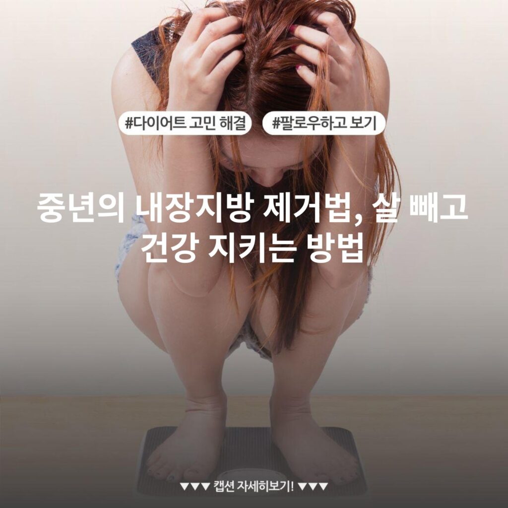 중년의 내장지방 제거법, 살 빼고 건강 지키는 방법