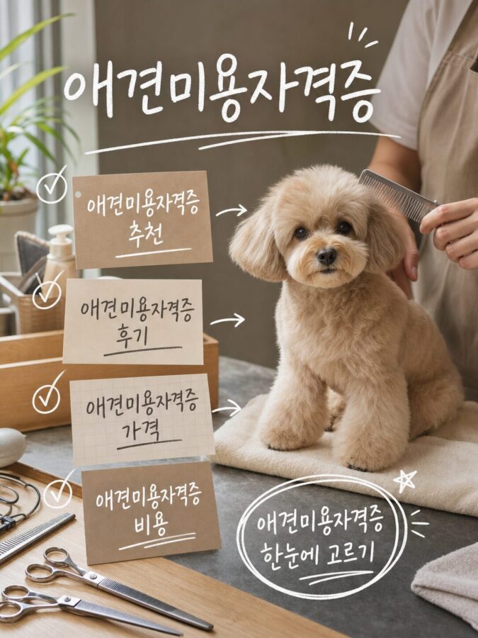 애견미용자격증 고르는 법과 실패 줄이는 체크포인트 5 pillar imagegen2 1