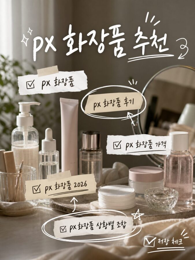 px 화장품 추천 상황별 스타일링과 조합 팁 1 support a imagegen2 2