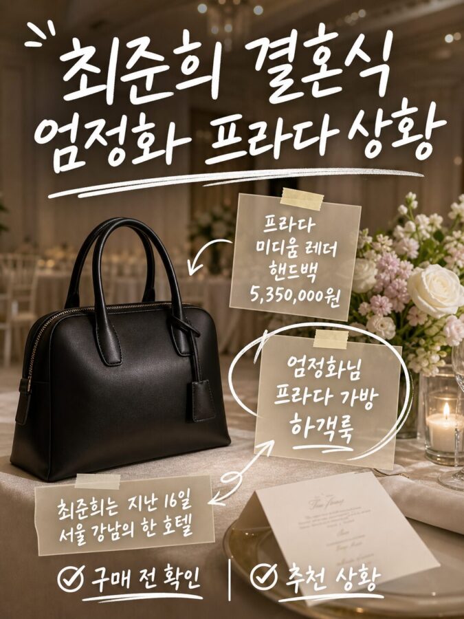 최준희 결혼식 엄정화 프라다 추천 상황별 스타일링과 조합 팁 후기 보기 전 체크하세요