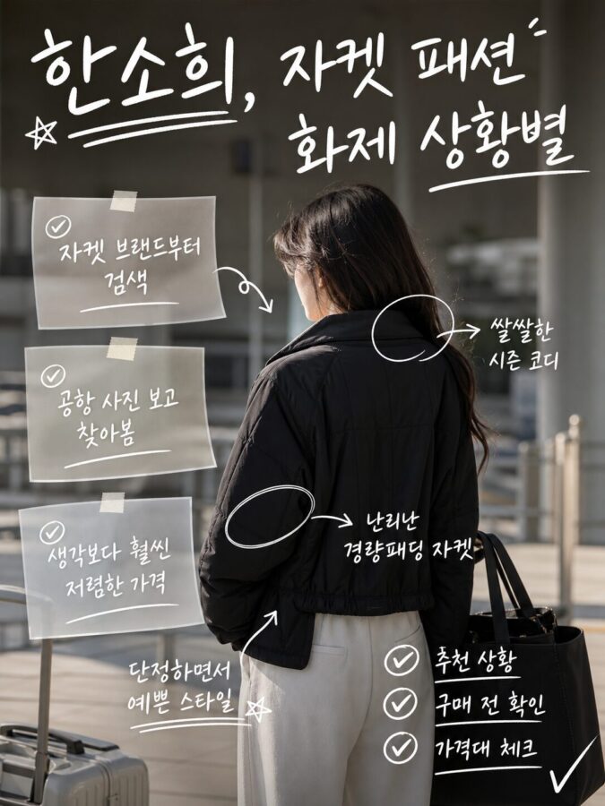 한소희, 자켓 패션 화제 추천 상황별 스타일링과 조합 팁 후기 보기 전 체크하세요