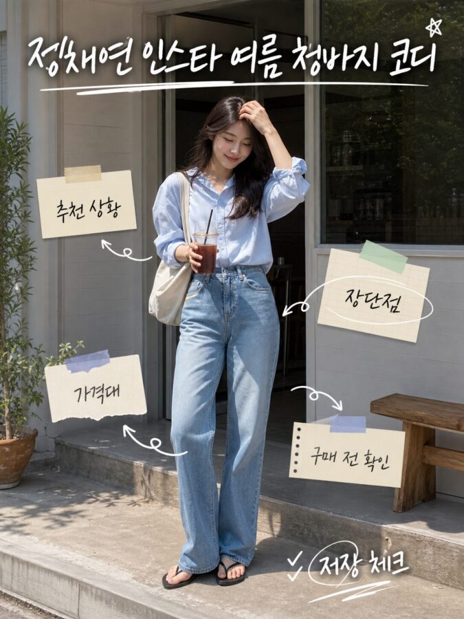 정채연 인스타 여름 청바지 코디 가격·후기 보기 전 확인할 장단점 실패하기 전에 확인하세요 4 정채연 인스타 여름 청바지 코디 추천 상황별 스타일링과 조합 팁 후기 보기 전 체크하세요