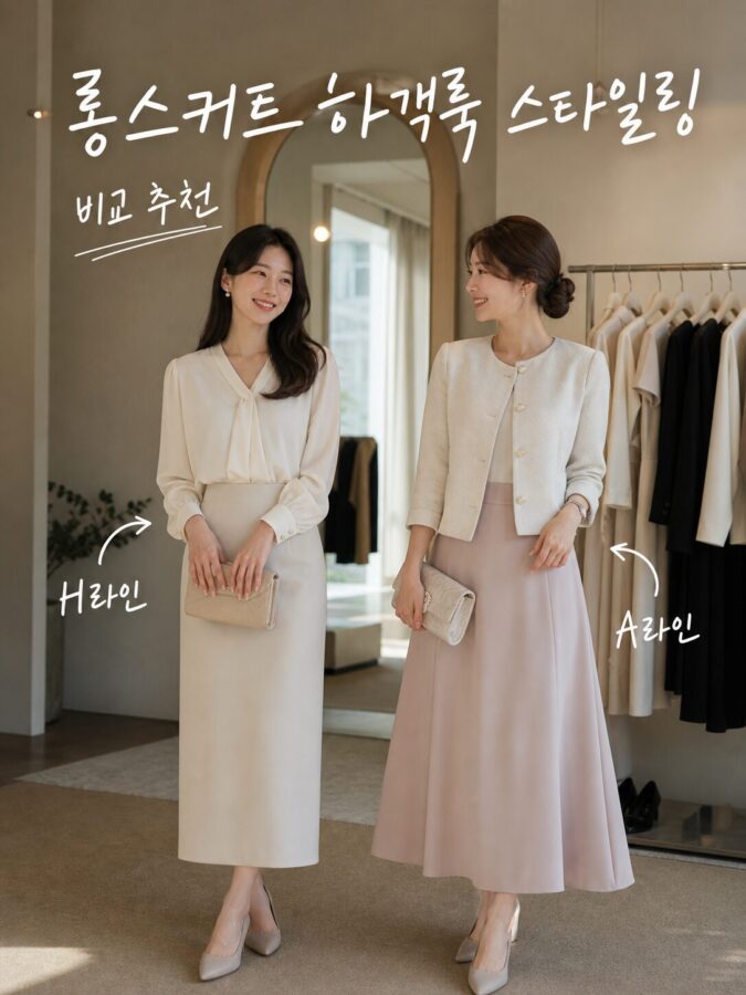 롱스커트 하객룩 H·A라인 비교 추천 상황별 스타일링과 조합 팁 7 support a imagegen2