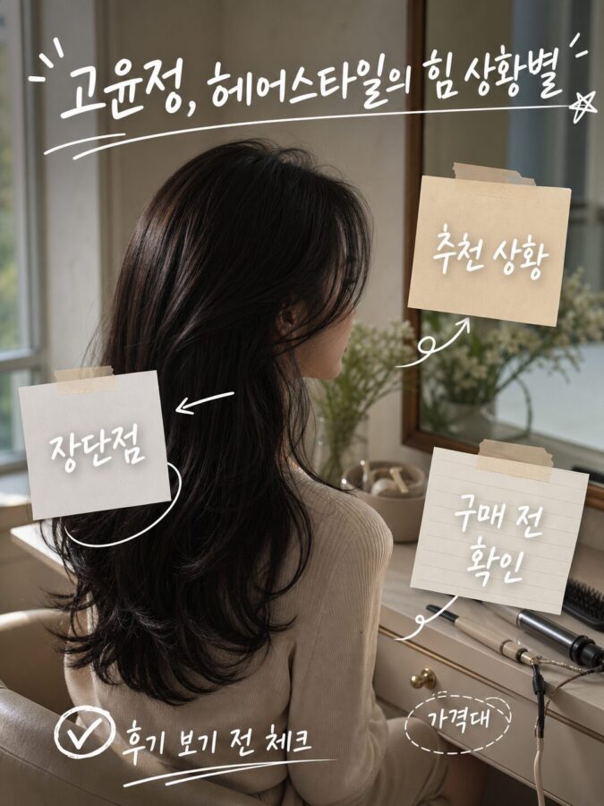 고윤정, 헤어스타일의 힘 추천 상황별 스타일링과 조합 팁 후기 보기 전 체크하세요